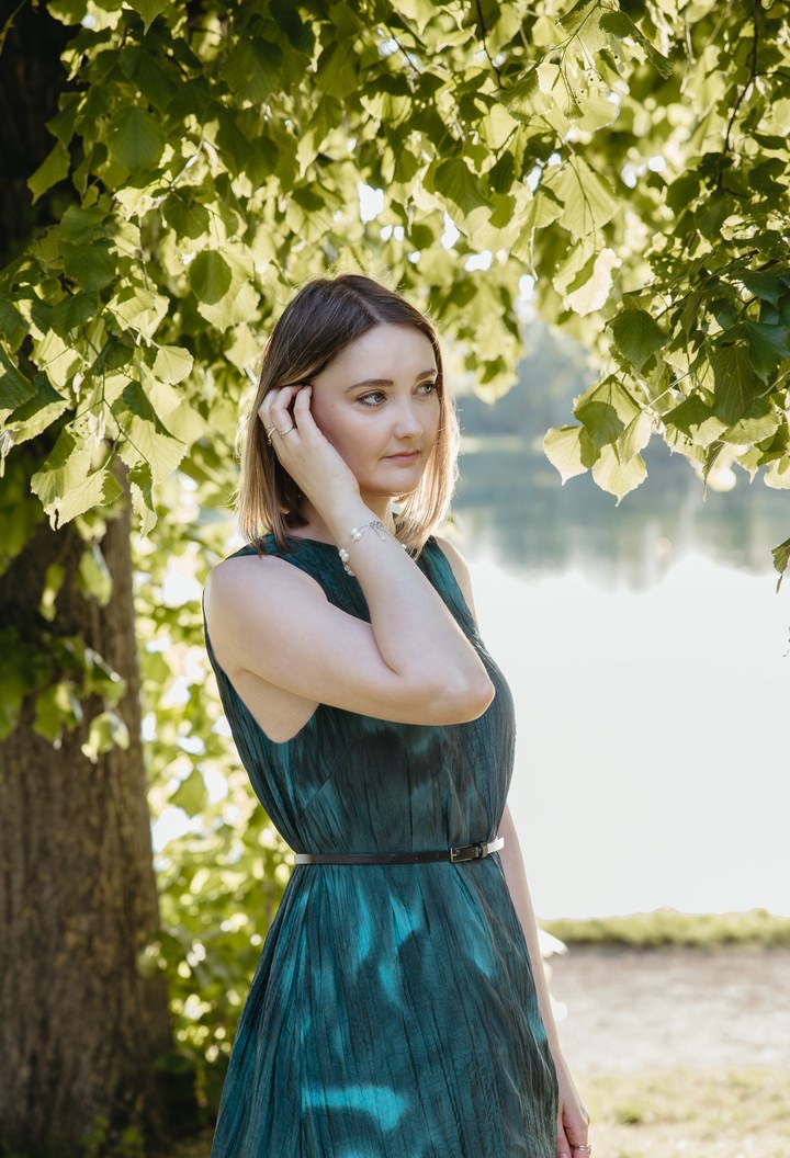Portrait of Emina Renee Galina outdoors